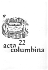 Acta columbina 22