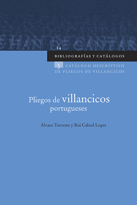 «Pliegos de villancicos portugueses»