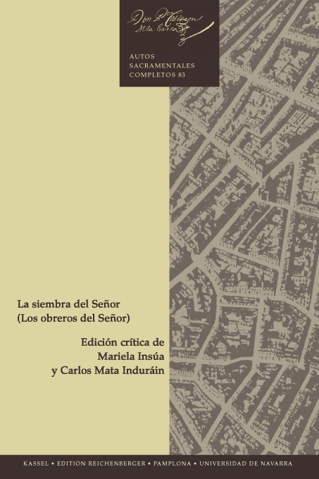 Gerhard Poppenberg: «Psique y alegoría. Estudios del auto sacramental español desde sus comienzos hasta Calderón»